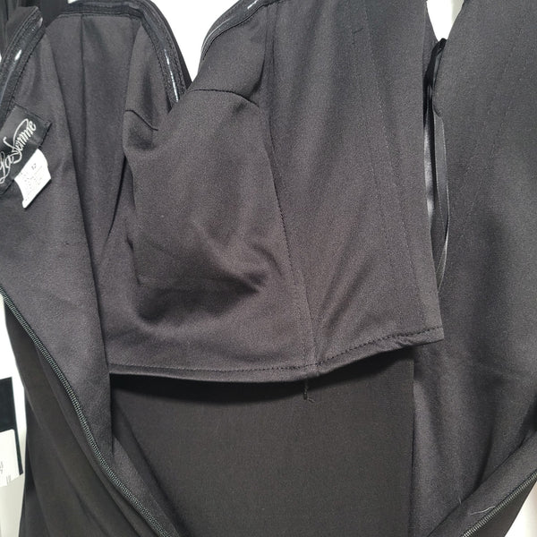 NWT La Femme Black Homecoming Off the Shoulder Mini Dress SIze 12