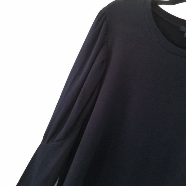 NWT Very J The Alessa Sweater Black Long Sleeve Size Medium