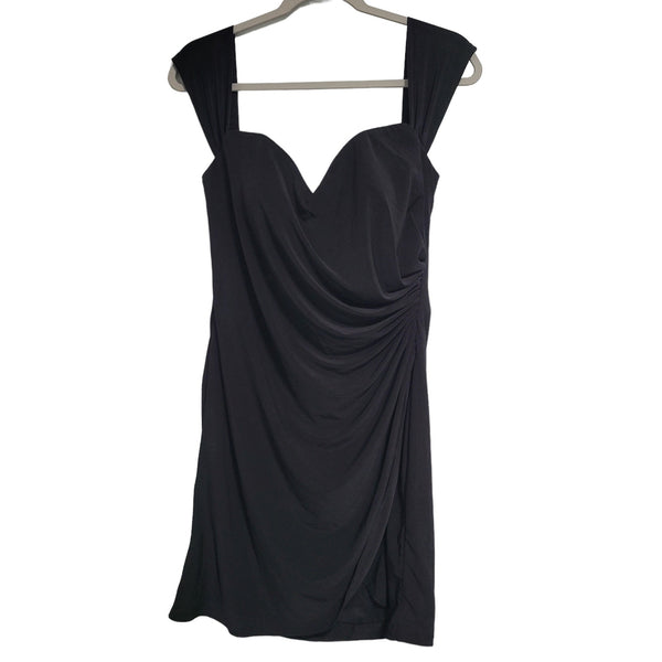 NWT La Femme Black Homecoming Off the Shoulder Mini Dress SIze 12