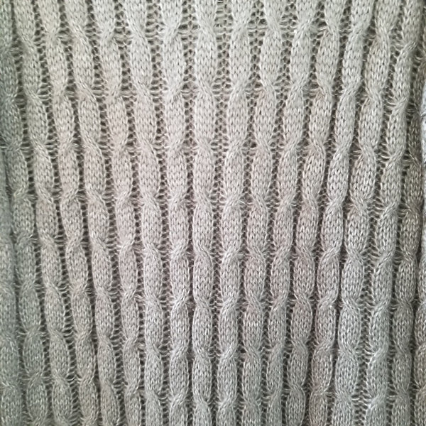 NWT Hers & Mine Gray Hoodie Sweater Knit Dress M/L
