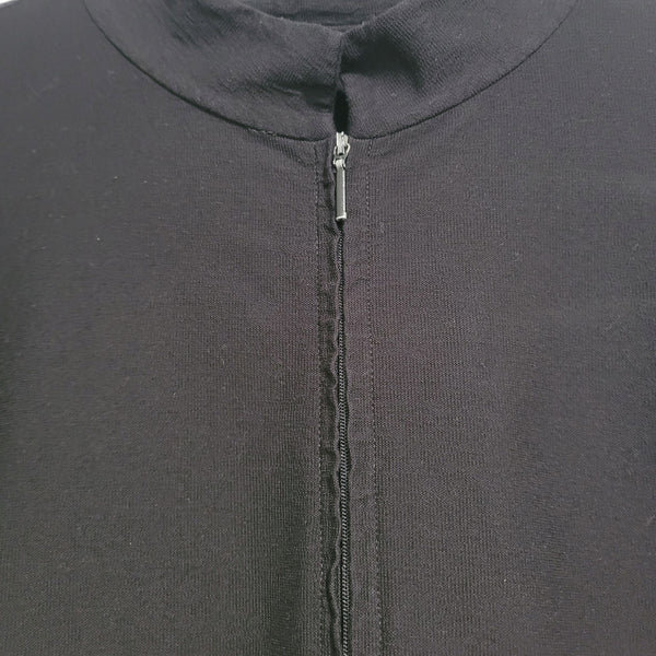 Eileen Fisher Black Zip Up Lightweight Jacket Size Medium