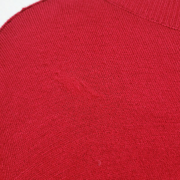 NWT Catherine by Catherine Malandrino Red Boatneck Long Sleeve Sweater Large