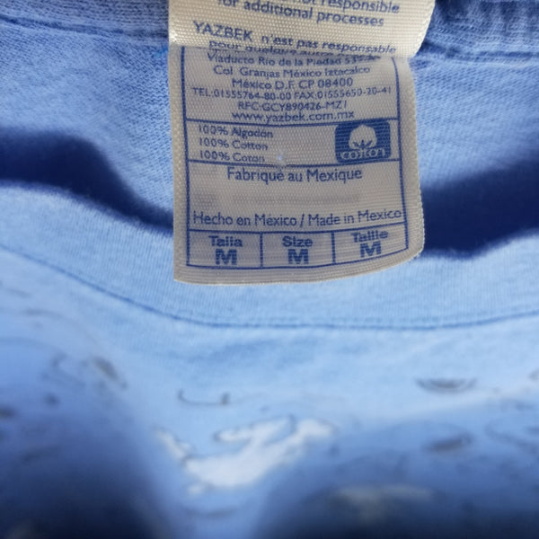 Peanuts Snoopy 90s Blue Short Sleeve T-Shirt Size Medium