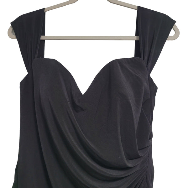 NWT La Femme Black Homecoming Off the Shoulder Mini Dress SIze 12