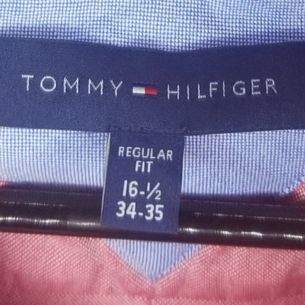 Tommy Hilfiger Red Heritage Oxford Collar Button Down Regular Fit 34-35