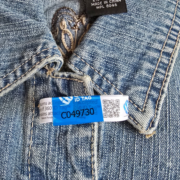 NWT Madison & Max Tropical Bloom Jean Jacket Button Up Pockets Size Petite Med
