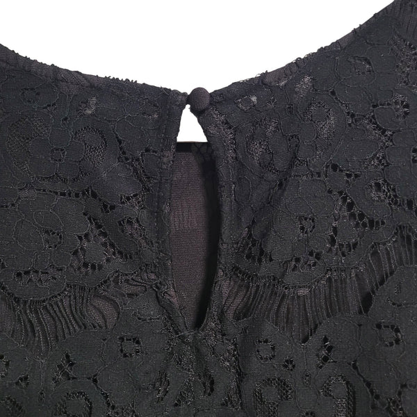 NWT City Chic Black Nora Lace Mini Dress Pockets Large 20