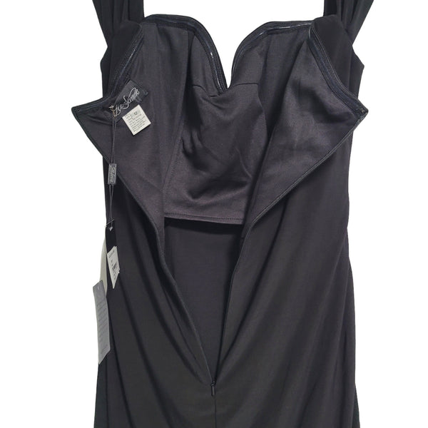 NWT La Femme Black Homecoming Off the Shoulder Mini Dress SIze 12