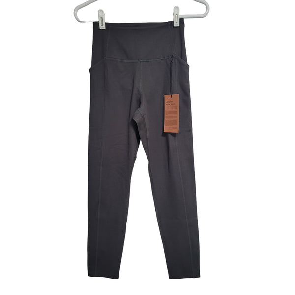 NWT Girlfriend Collective Gray Leggings Pockets Size Small