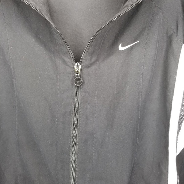 Nike Women's Black White Track Jacket Size Medium
