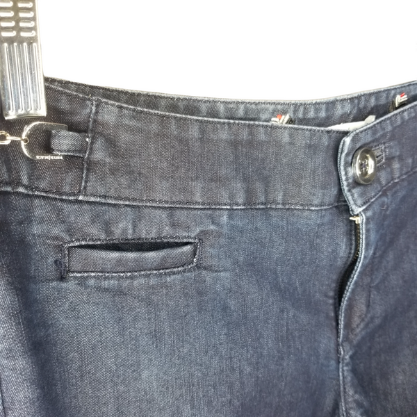 White House Black Market Noir Flare Leg Blue Jeans Size 6R