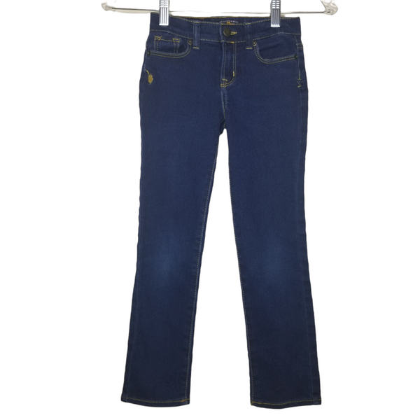 Lucky Brand Girl's Zoe Jegging Blue Jeans Adjustable Waist Pockets Size 6X