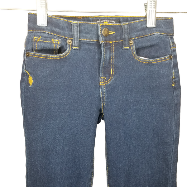 Lucky Brand Girl's Zoe Jegging Blue Jeans Adjustable Waist Pockets Size 6X