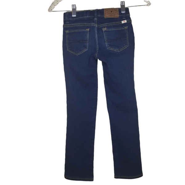 Lucky Brand Girl's Zoe Jegging Blue Jeans Adjustable Waist Pockets Size 6X
