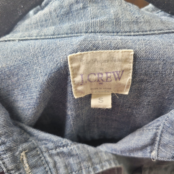 J. Crew Factory Chambray Blue Jean Style Size Small