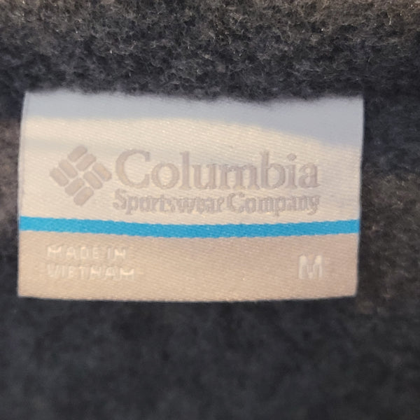 Columbia New with Tags Gray Mount Cannon Fleece Vest Zip Up Pockets Size Medium
