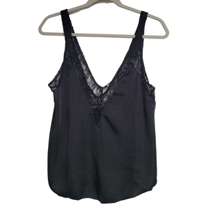 NWT FP Intimately Black All In My Head Sleeveless Lace Cami Size Small