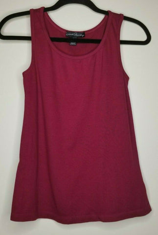 French Laundry Burgundy Sleeveless Blouse Size Large