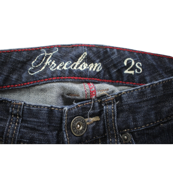 Tommy Hilfiger Freedom Boot Cut Women's 5 Pocket Dark Blue Jeans Size 2S