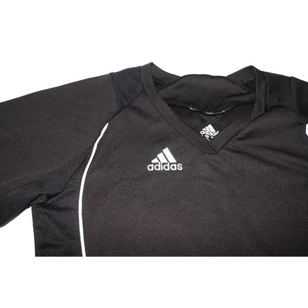Adidas Team Performance Clima Cool Black White Lines Long Sleeve Size Youth XS