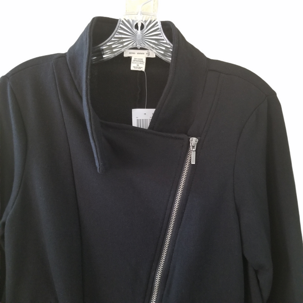 Seven Sisters Women's Knit Black Jacket Size Med