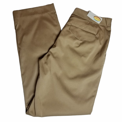 Talbots Petites Stretch Tan Zip Up with Clasp Dress Pants Size 4P