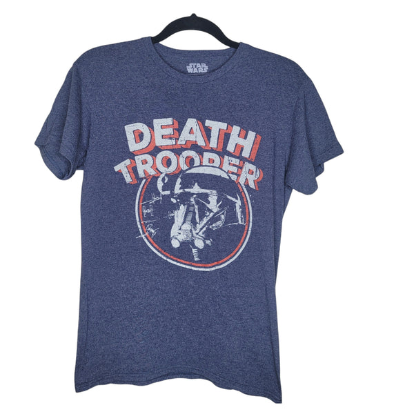 Star Wars Fifth Sun Death Trooper Blue Short Sleeve T-Shirt Size Small