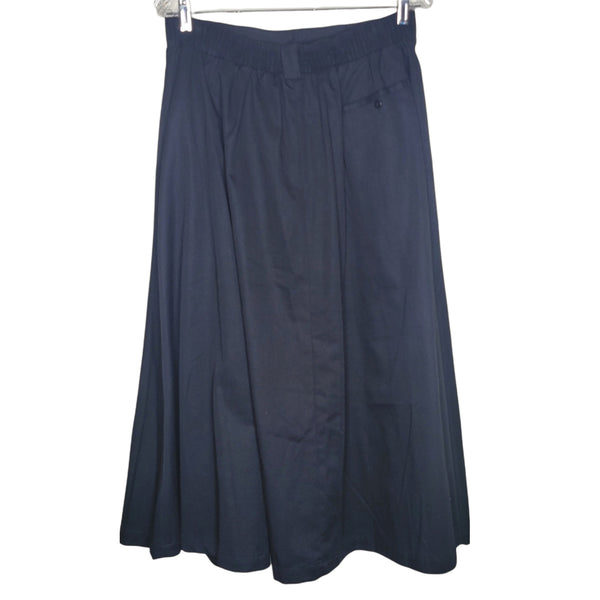 Westbound Vintage Black Maxi Skirt Button Down Belt Loops Pockets Size 16