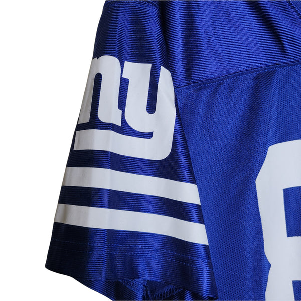NFL Team Apparel Youth NY Giants 80 Cruz Blue Jersey Short Sleeve Size XL