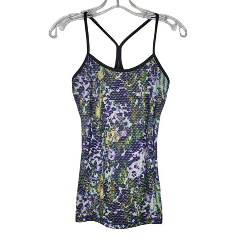 Lululemon Multicolored Floral Tank Top