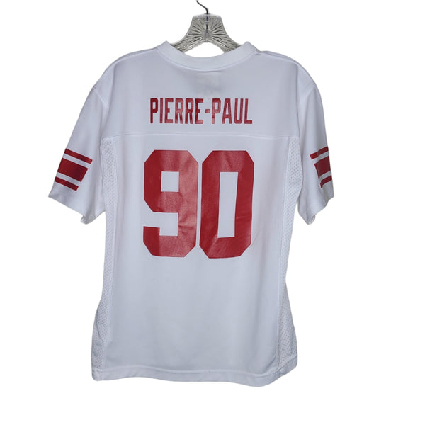 NFL Team Apparel Youth White Jersey NY Giants Pierre-Paul 90 Youth Large 14/16