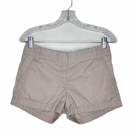 J. Crew Chino Women's Khaki Shorts Size 2