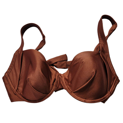 NWT Calvin Klein Swimwear Copper Swim Bra Convertible Neck Strap Size XXL