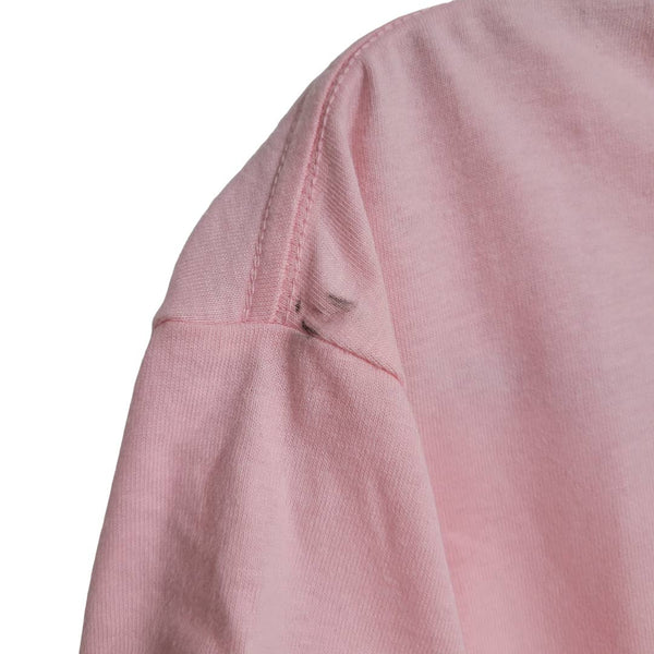 NWT Levi's Pink Blue Logo Short Sleeve Crop T-Shirt Size Large