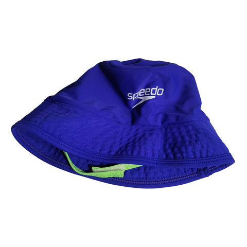 Speedo Baby Toddler Blue Sun Beach Hat Chin Strap Size L/XL