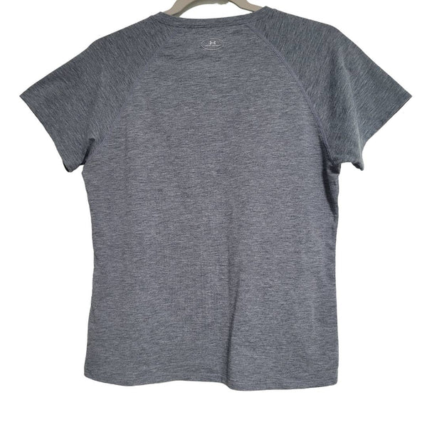Under Armour Women's Gray V-Neck Short Sleeve T-Shirt Size Medium