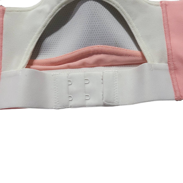 NWT Adidas Glory Pink White High Support Ult Alpha Racerback Sports Bra Size 2XS