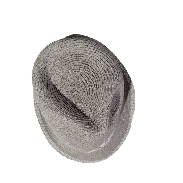 C. C. Exclusives Women's Gray White Paper Polyester Sun Hat