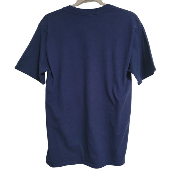 Hanes Beefy-T Walt Disney 2012 Blue Short Sleeve T-Shirt Men's Medium 38-40