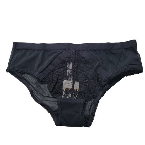 NWT FP Intimately Black Lace Onyx Combo Underwear Size Small