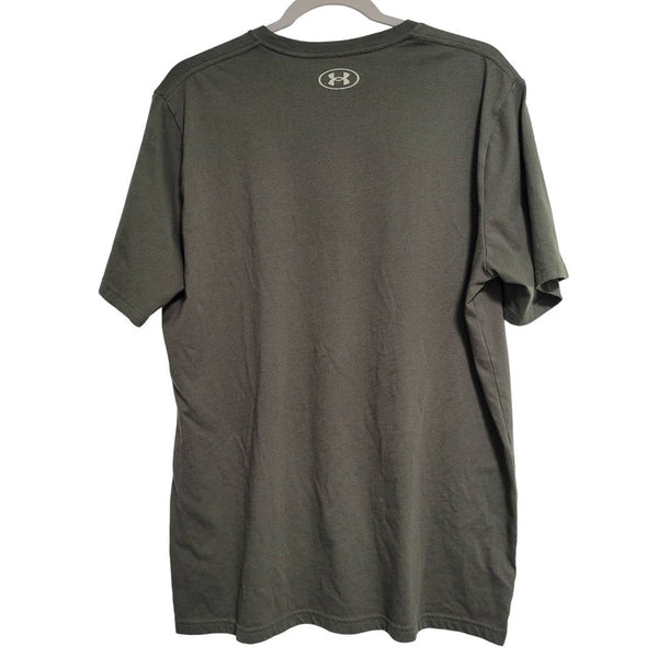 Under Armour Men's Loose Heat Gear Green Short Sleeve T-Shirt Size XL