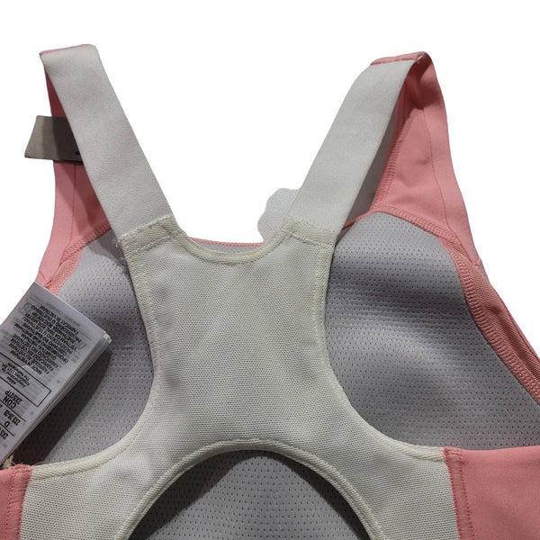 NWT Adidas Glory Pink White High Support Ult Alpha Racerback Sports Bra Size 2XS